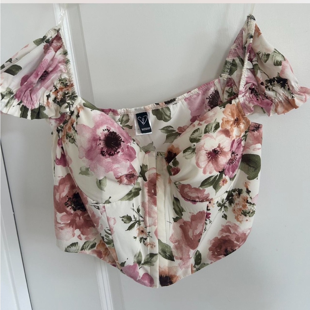 Windsor Floral Off-Shoulder Top